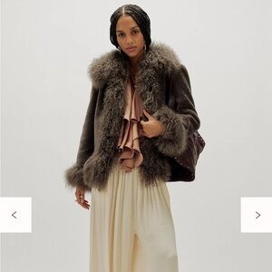 rare Charlotte Simone Olive Coat